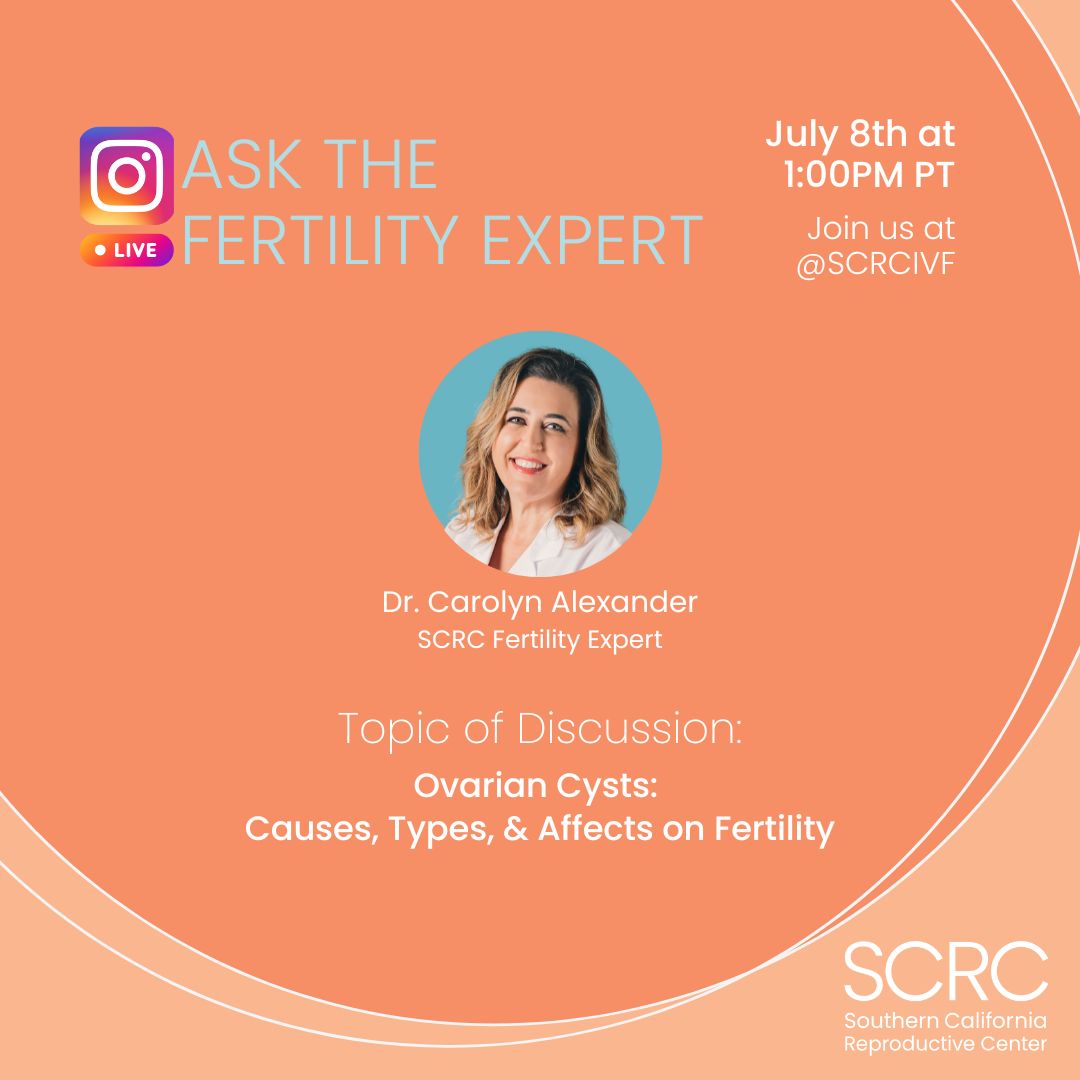 Instagram Live: Ask the Fertility Expert on Mayo 15th at 1:00pm PT