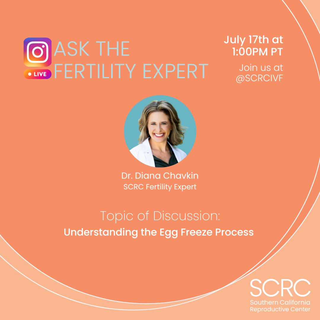 Instagram Live: Ask the Fertility Expert on July 17th at 1:00pm PT